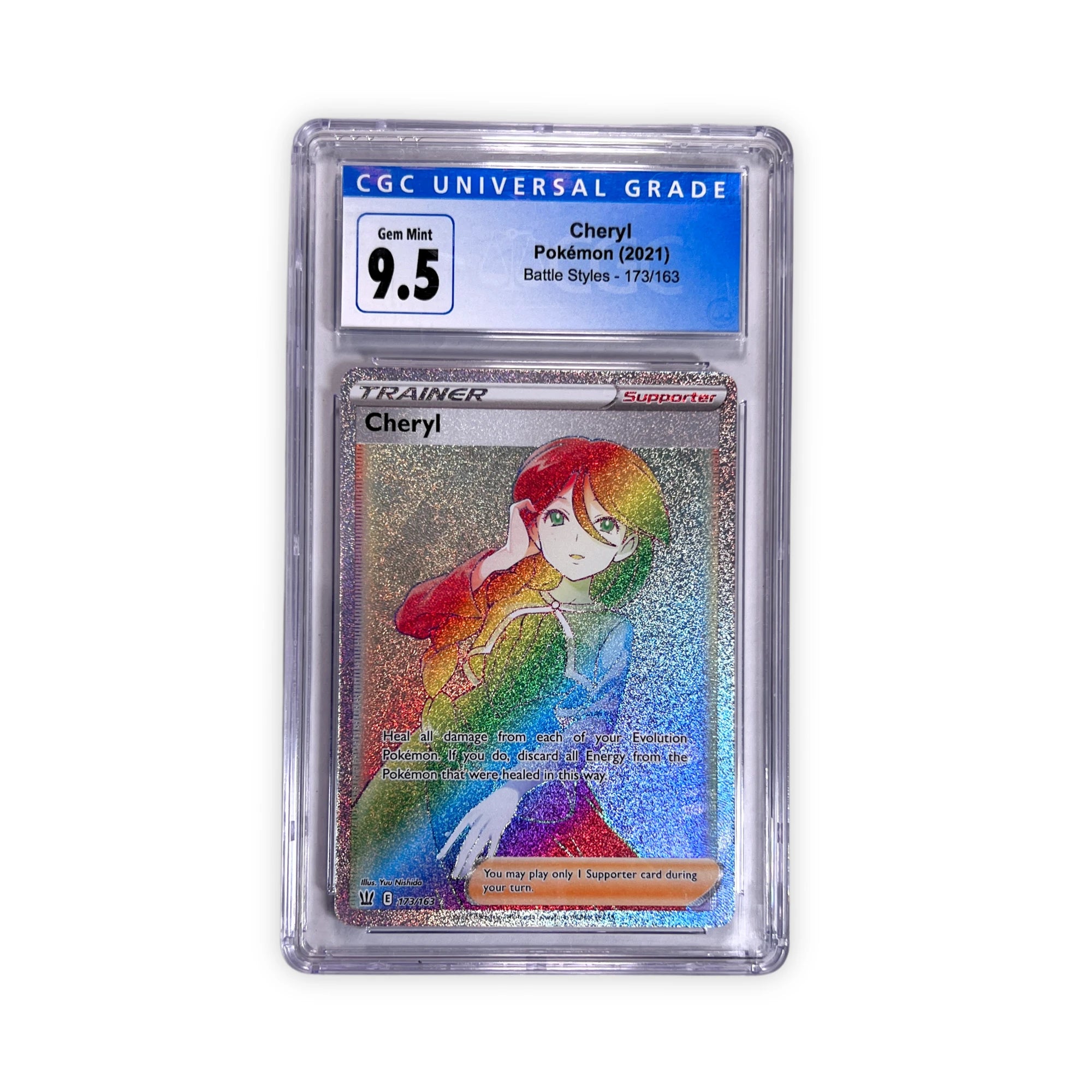 cheryl rainbow rare pokemon card Pokémon: Cheryl 173/163