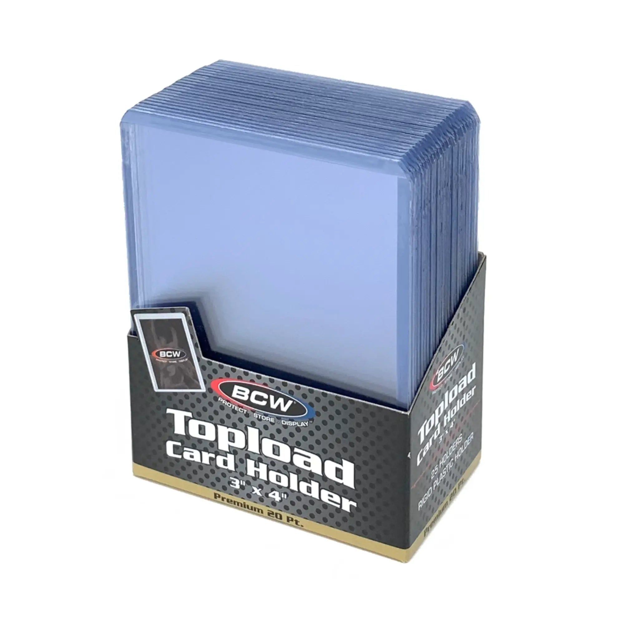 Topload Card Holder 3"x4" (25 Pack)