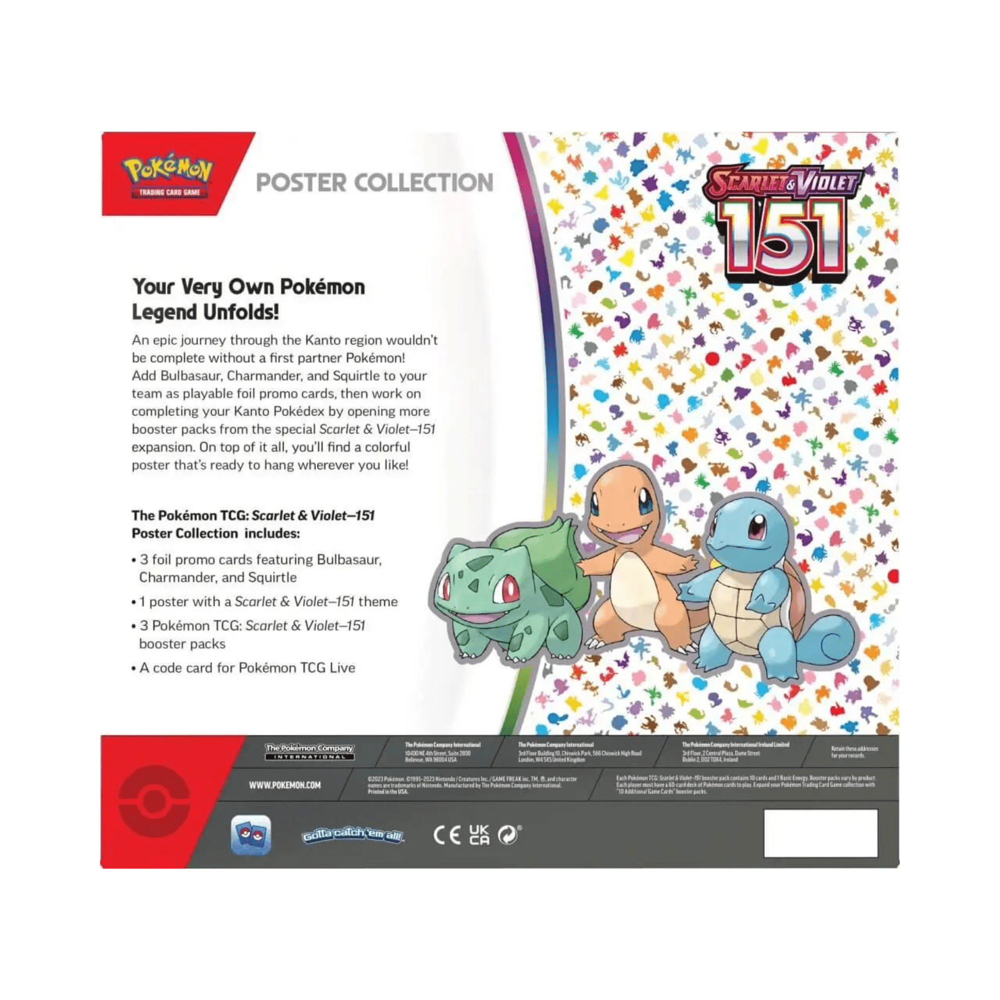 Pokémon TCG: 151 - Poster Collection – Captain Card