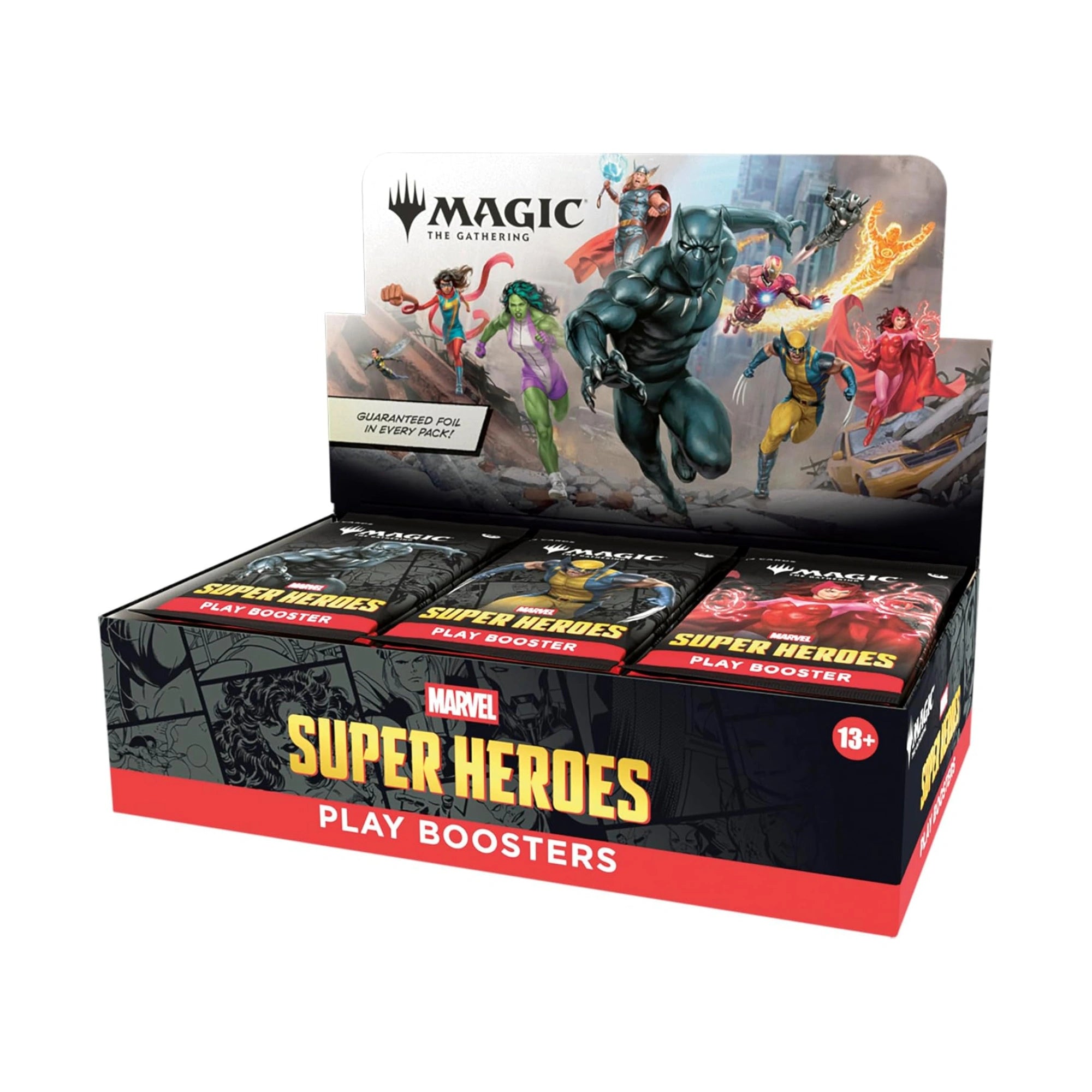 Marvel Super Heroes – Play Booster Display