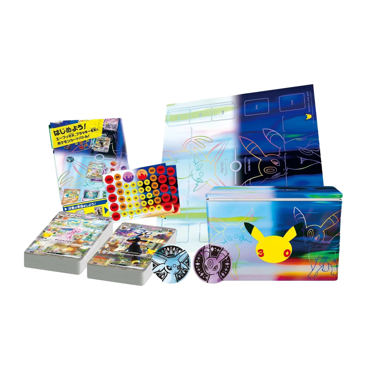 Espeon ex & Umbreon ex 30th Celebration Premium Deck Set