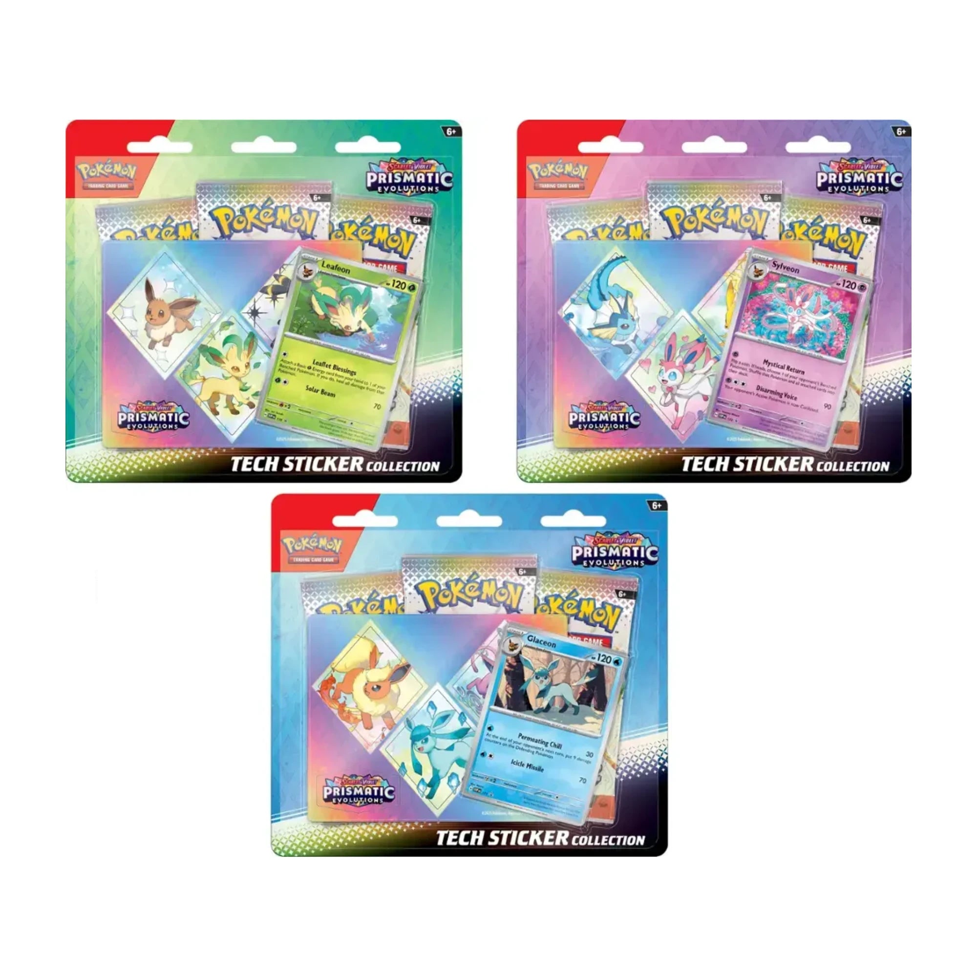 Pokmon TCG SVP Promo Card - Leafeon 170, Glaceon 171, Sylveon 172 Prismatic Evolutions Pokmon TCG SVP Promo Card - Leafeon 170, Glaceon 171, Sylveon 172 Prismatic Evolutions